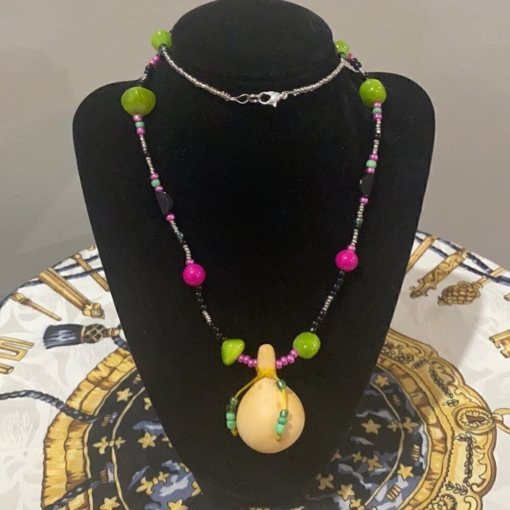 Vintage- Beaded wrap necklace.  